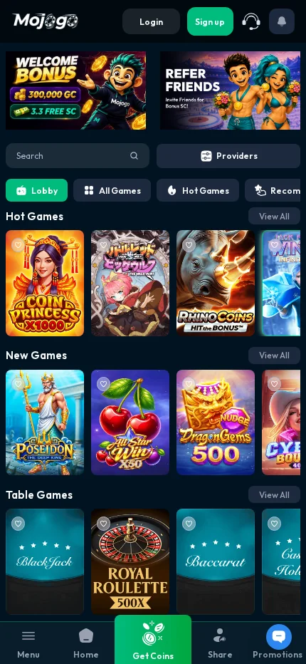 Mojogo mobile application
