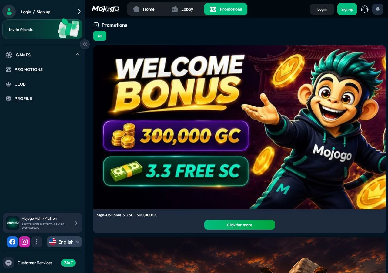 Mojogo bonus banner